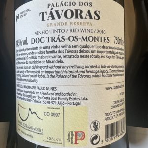 Palácio dos Távoras Grande Reserva Vinhas Velhas 2016 - Image 2