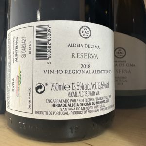 Aldeia de Cima Reserva Branco 2018 - Image 2