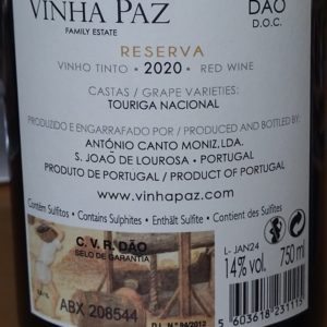 Vinha Paz Reserva Tinto 2020 - Image 2