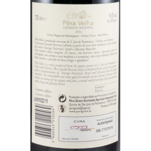 Pêra-Velha Grande Reserva Tinto 2016 - Image 2