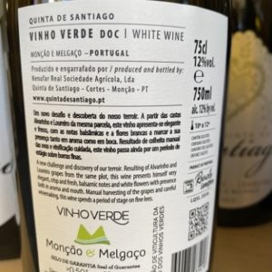 Quinta de Santiago Alvarinho Loureiro 2019 - Imagen 2