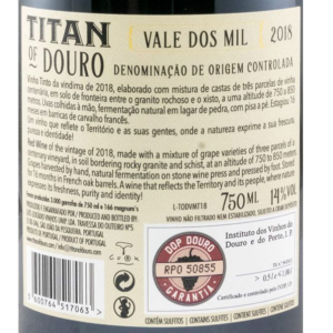 Titan of Douro Vale dos Mil Tinto 2018 - Image 2