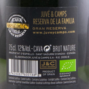 Juvé Camps Reserva de La Familia - Image 2