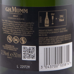 Champagne  Mumm Cordon Rouge Brut - Image 2