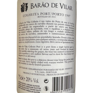 Barão de Vilar Colheita 1997 - Image 3