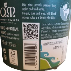 Quinta De Melgaço Alvarinho E Sauvignon Blanc Branco 2023 - Image 2