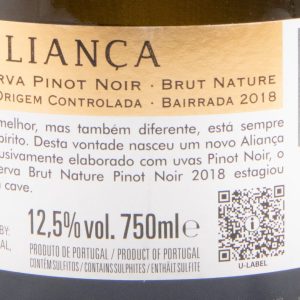 Espumante Aliança Grande Reserva Pinot Noir Brut Nature - Image 2