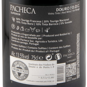 Lote de 2 botellas de Tinto Quinta da Pacheca Superior - Imagen 2